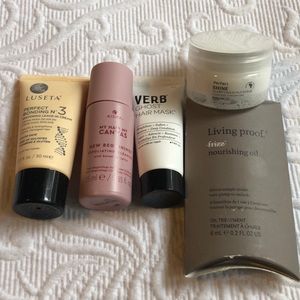 Various hair/scalp treatment samples-5 travel size